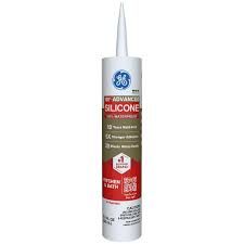 GE ADVANCED SILICONE 2 CAULK 10.1OZ KITCHEN &amp; BATH SEALANT WHITE