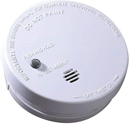 KIDDIE SMOKE ALARM CODE 1 BATTERY POWERED