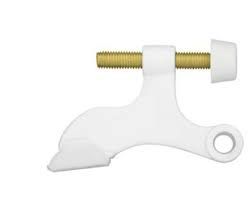 HINGE PIN DOOR STOP - WHITE