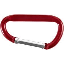 CARABINER RED 60mm