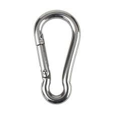 EVERBILT 3/8&quot; X 3-1/2&quot; CARABINER STAINLESS STEEL