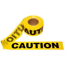 CAUTION TAPE - 1000&#39; - YELLOW - PPE - LAWSON