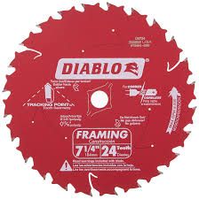 7-1/4&quot; DIABLO FRAMING CIRCULAR SAW BLADE