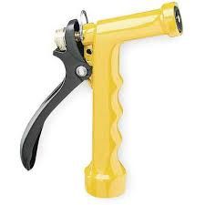WESTWARD PRESSURE TRIGGER GRIP WATER NOZZLE 60PSI YELLOW/BLACK