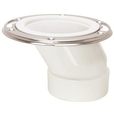 3&quot; SIOUX CHEIF CLOSET FLANGE OFFSET SWIVEL PVC