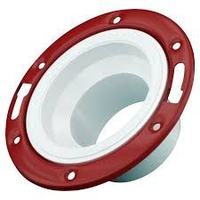 4&quot; PVC TOILET FLANGE W METAL RING- CHARLOTTE