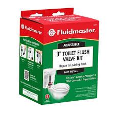 FLUIDMASTER 3&quot; TOILET FLUSH VALVE KIT
