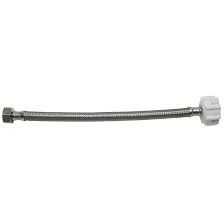STAINLESS STEEL BALLCOCK TOILET SUPPLY LINE 3/8 OD x 7/8 x 12 BRAIDED CONNECTOR