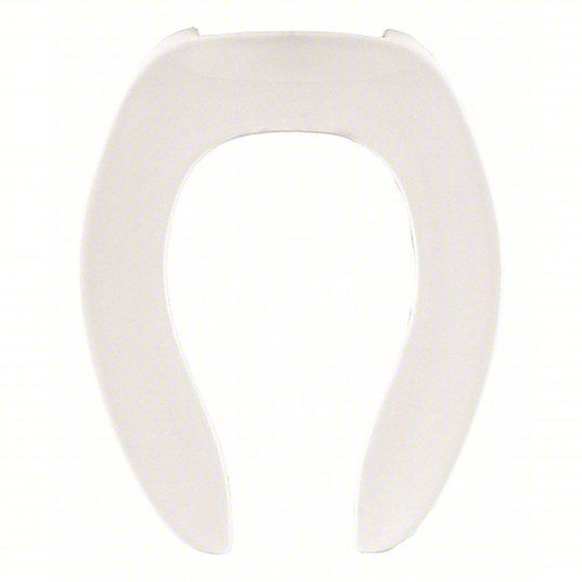 TOILET SEAT  ELONGATED  OPEN  NO LID  SLOW-CLOSE