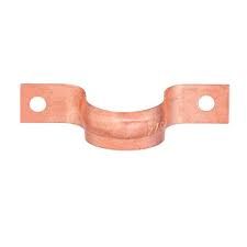 2&quot; COPPER 2-HOLE PIPE HANGER STRAP