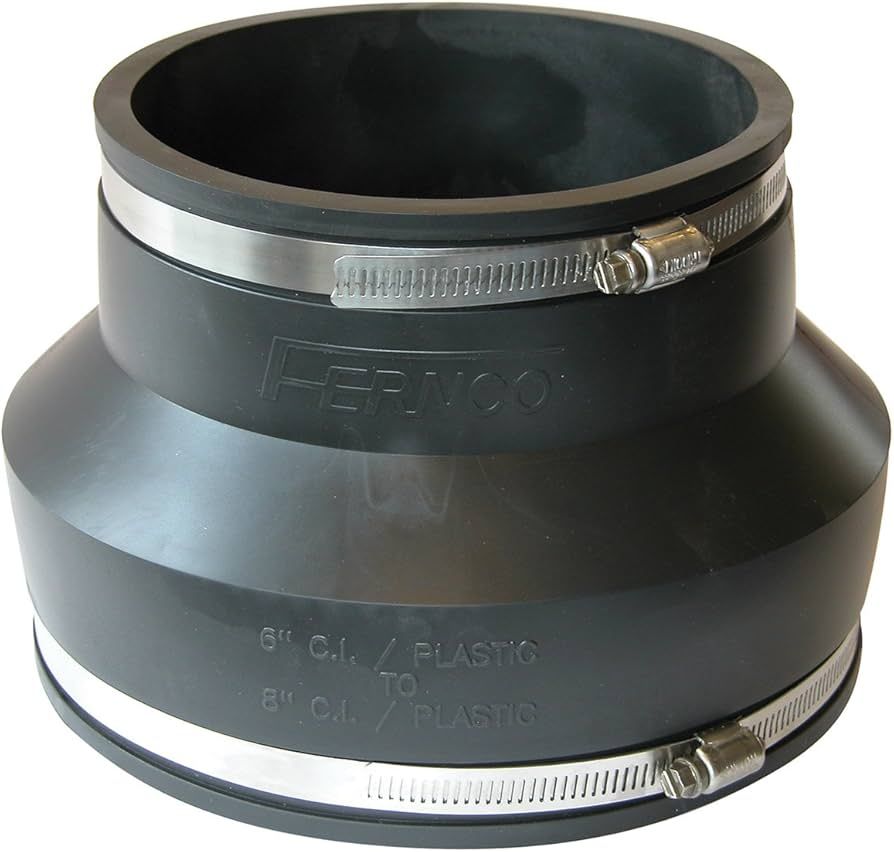 8&quot; CI/PVC TO 6&quot; CI/PVC FERNCO COUPLING - MR-56-86