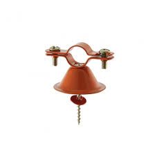 BELL TYPE VAN HANGER W/ YELLOW ZINC SCREW 129CT050