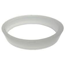 1-1/2&quot; POLYETHYLENE, TAPERED, TUBULAR, SLIP-JOINT WASHER, WHITE, WOLVERINE BRASS