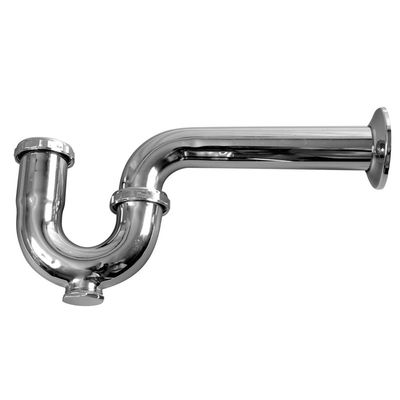 1 1/2&quot; X 12&quot; P-TRAP CHROME SEMI- CAST W CLEANOUT