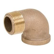 3&quot; BRASS 90 DEG STREET ELBOW DWV