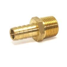 BRASS 1&quot;BARB x 1&quot;MNPT ADAPTER