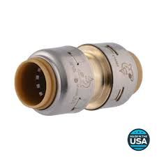 1/2&quot; PUSH-FIT SHARKBITE BRASS COUPLING