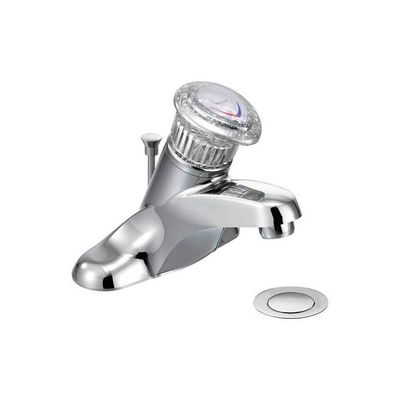 MOEN 64625 CHROME KNOC 4&quot; LAV FAUCET CHATEAU