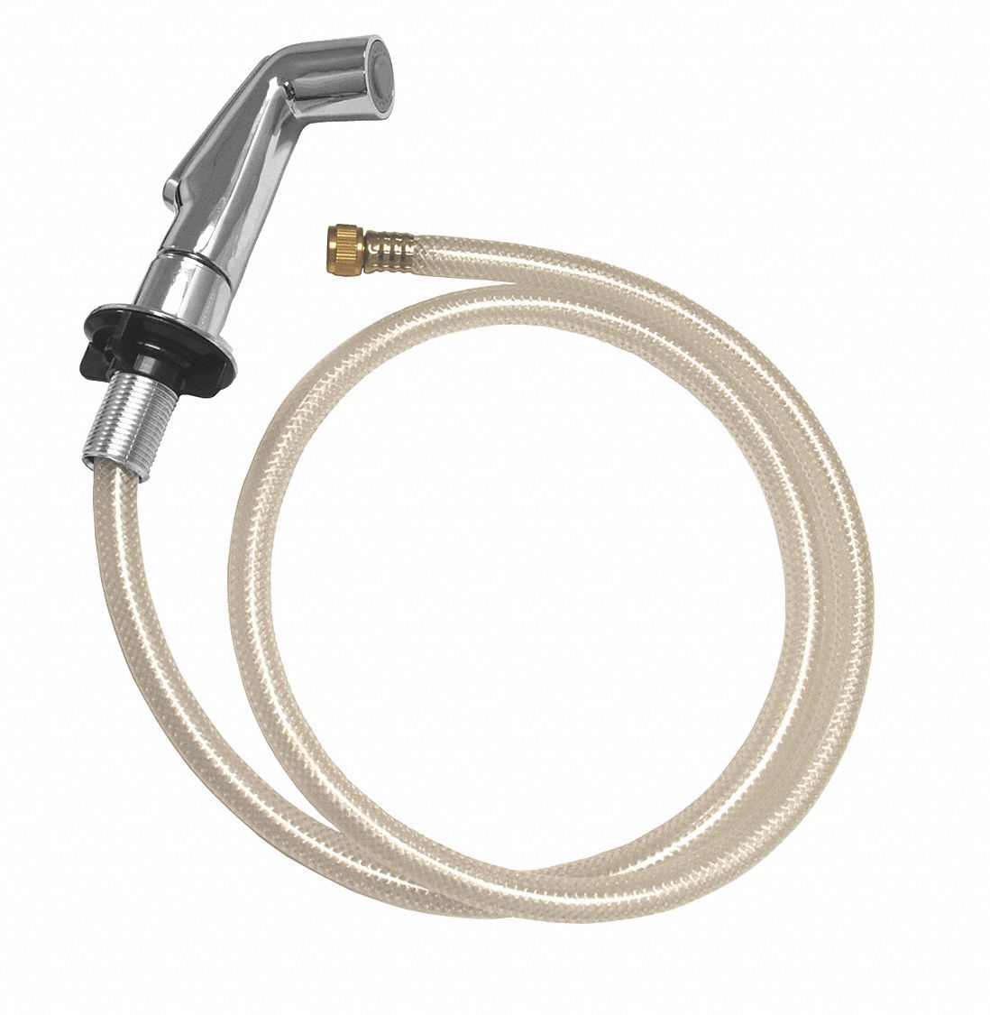 SIDE SPRAY HEAD W HOSE FEMALE CONN 5&quot; PLASTIC