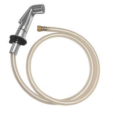 SIDE SPRAY HEAD W HOSE FEMALE CONN 5&quot; PLASTIC