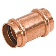 3/4&quot; PRESS X PRESS COPPER COUPLING WITH STOP