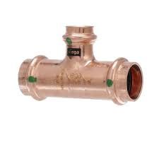 3/4&quot; x 3/4&quot; x 1/2&quot; PRESS TEE COPPER