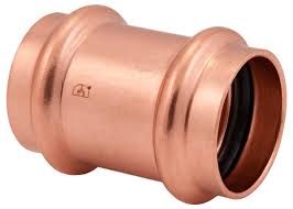 1&quot; COPPER PRESS COUPLING W/O STOP