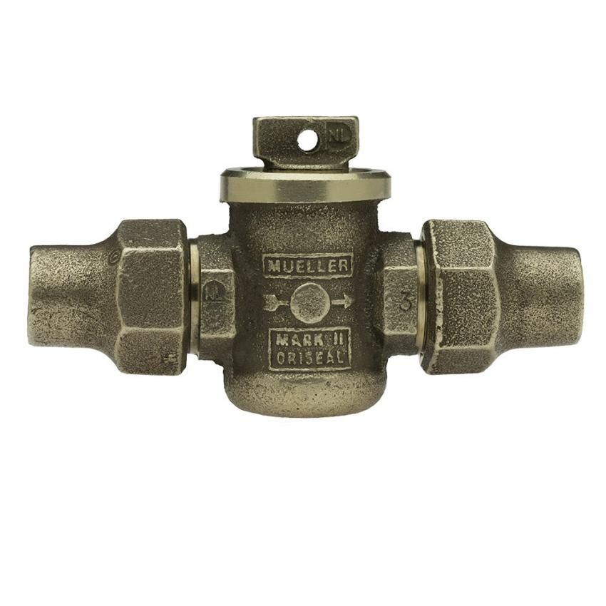 1&quot; MUELLER H15204N FLARE CURB STOP W/ WEEP HOLE