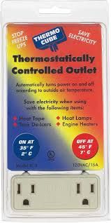 THERMO CUBE THERMOSTATICALLY CONTROLLED OUTLET
