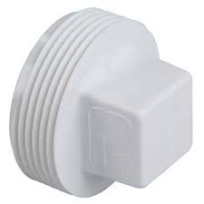 2-1/2&quot; PVC RAISED SQUARE HEAD CLEANOUT PLUG