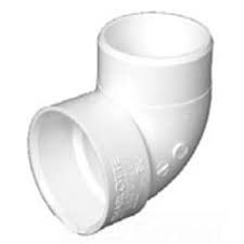 2&quot; 90 DEG PVC DWV STREET ELBOW  HUB X SPIGOT