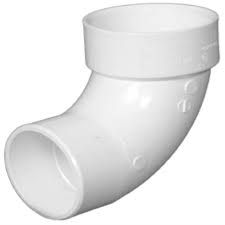 4&quot; PVC DWV 90 DEG STREET ELBOW
