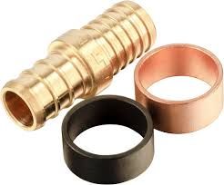 PEX - 3/4&quot; POLY X PEX ADAPTER W/2 RINGS