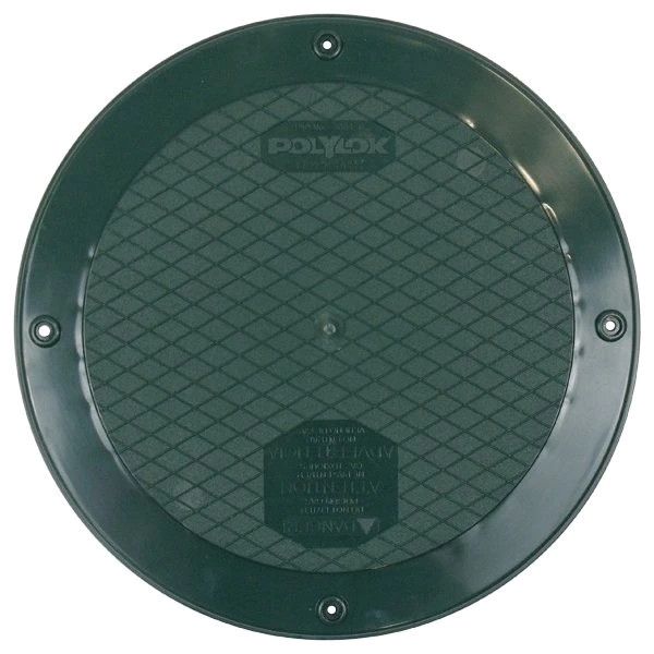 12&quot; FLAT COVER FOR CORRUGATED PIPE (GREEN)