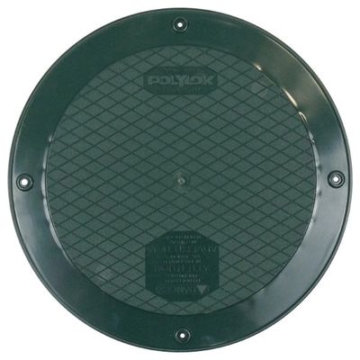 12&quot; FLAT COVER FOR CORRUGATED PIPE (GREEN)