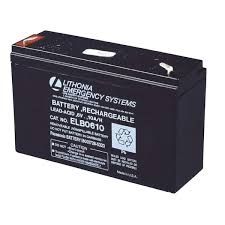BATTERY - ELB 0610 - 6v  10Ah - EXIT LIGHT