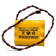 BATTERY- NI CAD 3.6V 700mAH 367BHRC1P SL-026148
