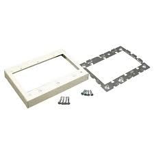 WIREMOLD- 3G, FLUSH EXTENSION BOX, IVORY