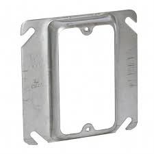 4&quot; SQUARE MUD RING 1/2&quot; RAISED RACO 772 1 DEVICE