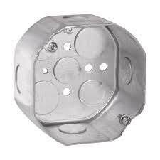 EATON 4&quot; OCT BOX 2-1/8&quot; D X 2-1/2&quot; KO SIDE X 2-3/4