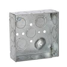 4&quot; SQUARE METAL BOX 1.5&quot;DP - RACO 189