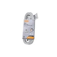 15&#39; HDX MULTI-OUTLET INDOOR EXTENSION CORD LIGHT DUTY