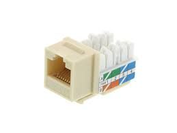 CAT5E RJ45 KEYSTONE IVORY