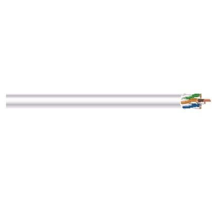CAT 5E 24/4-PAIR, RISER, 1000&#39; - WHITE CMR