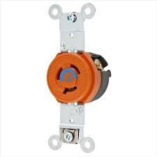 TWISTLOCK RECEPTACLE- 15 AMP, SINGLE, GROUNDING, HUBBELL