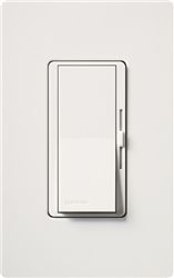 DIMMER- 150W CFL, 600W INCANDESCENT, LED, 1 POLE, 3-WAY, WHITE, LUTRON