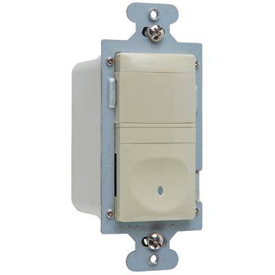 SENSOR SWITCH- 600W, 1 POLE, VACANCY, IVORY, PASS &amp; SEYMOUR