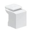 SNAP IN- QUICKPORT, BLANK, INSERT, WHITE, LEVITON