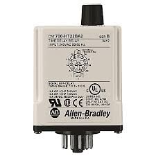 TUBE BASE TIMING RELAY-  8 PIN, ON DELAY, 2PDT, ALLEN BRADLEY