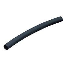 HEAT SHRINK- BLACK, TUBE .25 ID 2:1 6&quot; LONG